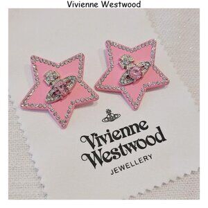 Vivienne Westwood Ismeme Blue large alligator hair clips set of 2